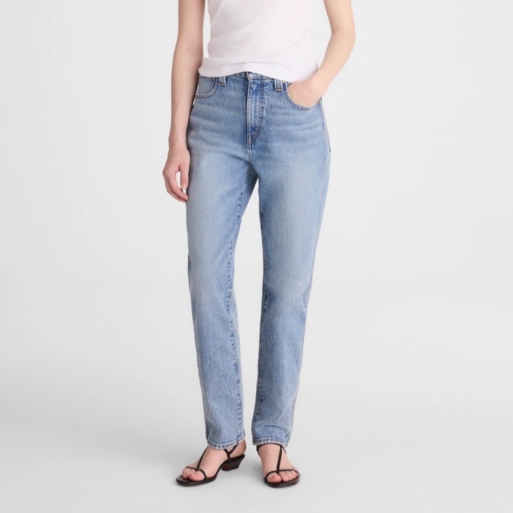 Madewell “The Perfect Vintage Jeans” Size 27 High Rise Straight Light Wash